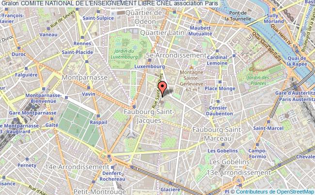 plan association Comite National De L'enseignement Libre Cnel 