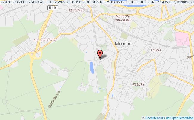 plan association ComitÉ National FranÇais De Physique Des Relations Soleil-terre (cnf Scostep) Meudon