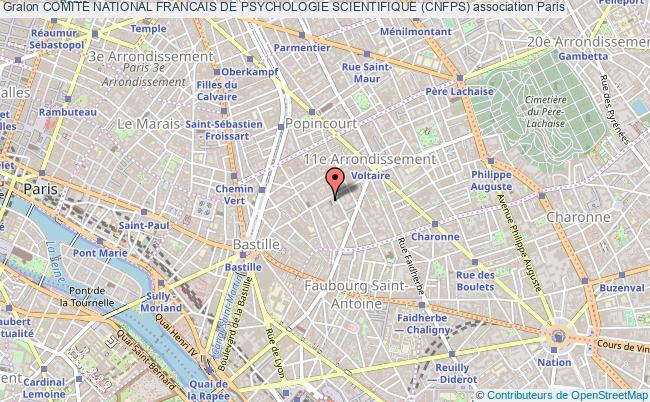 plan association Comite National Francais De Psychologie Scientifique (cnfps) Paris