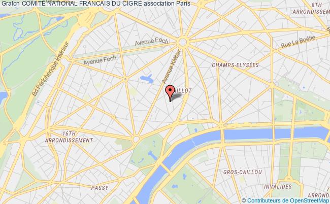 plan association Comite National Francais Du Cigre Paris