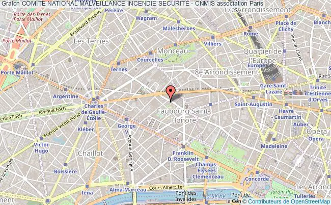 plan association Comite National Malveillance Incendie Securite - Cnmis Paris