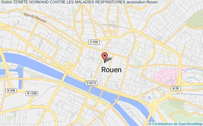plan association ComitÉ Normand Contre Les Maladies Respiratoires Rouen Cedex