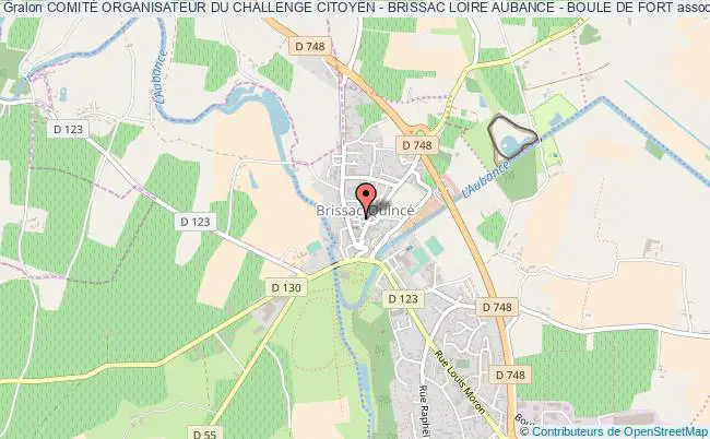 plan association ComitÉ Organisateur Du Challenge Citoyen - Brissac Loire Aubance - Boule De Fort Brissac-Loire-Aubance