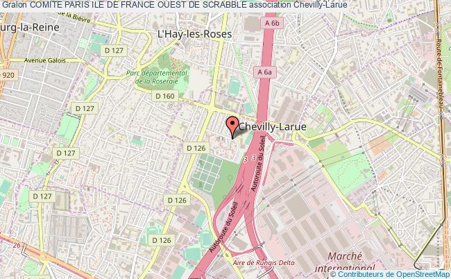 plan association Comite Paris Ile De France Ouest De Scrabble Chevilly-Larue