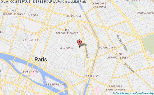 plan association Comite Paris - Meres Pour La Paix Paris