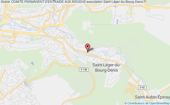 plan association ComitÉ Permanent D'entraide Aux Anciens Saint-Léger-du-Bourg-Denis