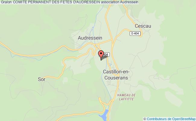 COMITE PERMANENT DES FETES D'AUDRESSEIN