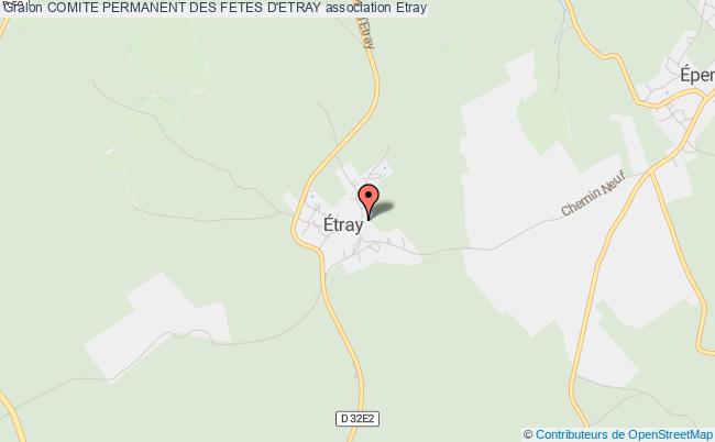 plan association Comite Permanent Des Fetes D'etray Etray