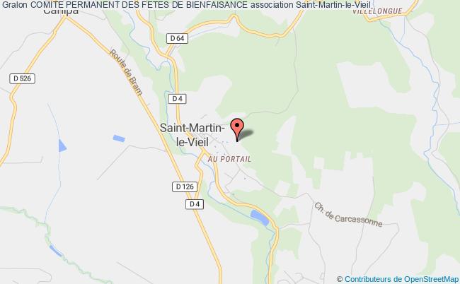 plan association Comite Permanent Des Fetes De Bienfaisance Saint-Martin-le-Vieil