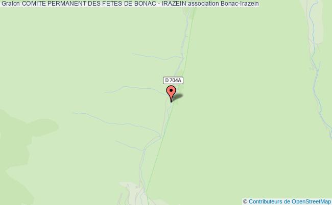 Comite permanent des fetes de bonac irazein association Commune la