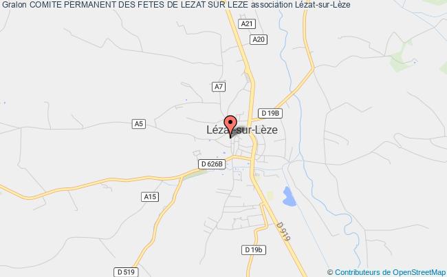 plan association Comite Permanent Des Fetes De Lezat Sur Leze Lézat-sur-Lèze