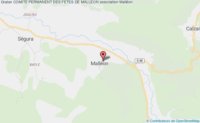 plan association Comite Permanent Des Fetes De Malleon Malléon