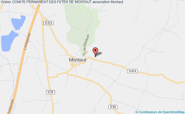 plan association Comite Permanent Des Fetes De Montaut Montaut