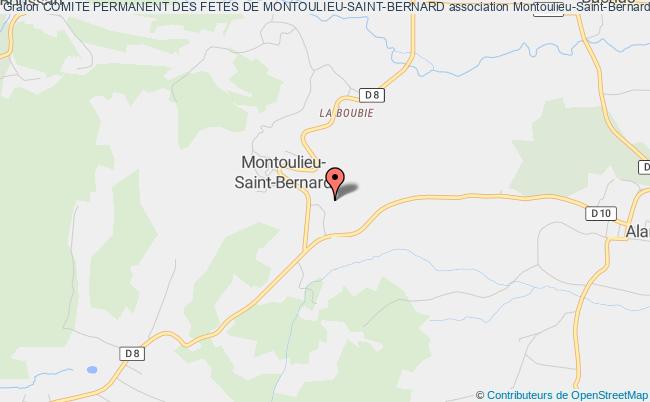plan association Comite Permanent Des Fetes De Montoulieu-saint-bernard Montoulieu-Saint-Bernard