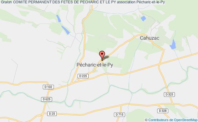 plan association Comite Permanent Des Fetes De Pecharic Et Le Py Pécharic-et-le-Py