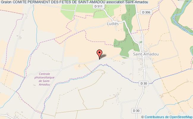 plan association Comite Permanent Des Fetes De Saint-amadou Saint-Amadou