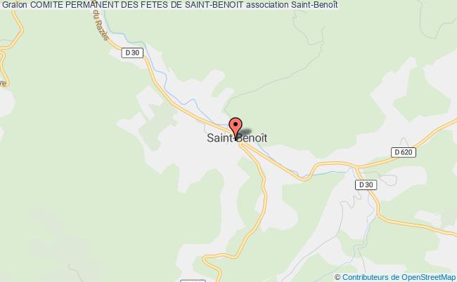 plan association Comite Permanent Des Fetes De Saint-benoit Saint-Benoît