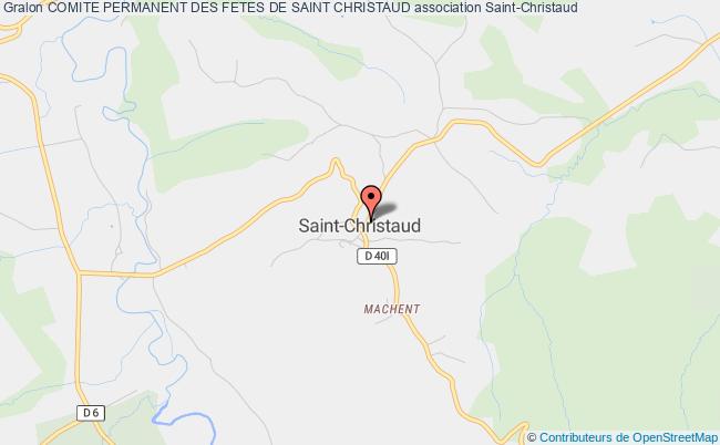 plan association Comite Permanent Des Fetes De Saint Christaud Saint-Christaud