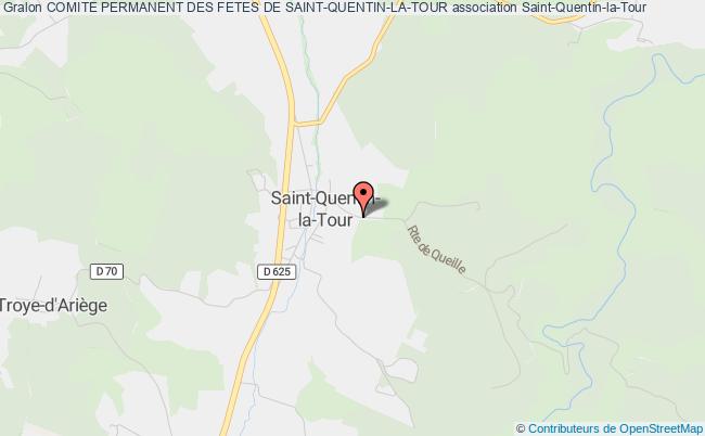 plan association Comite Permanent Des Fetes De Saint-quentin-la-tour Saint-Quentin-la-Tour