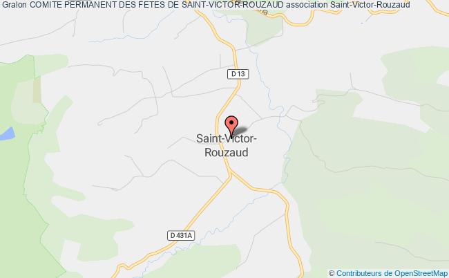 plan association Comite Permanent Des Fetes De Saint-victor-rouzaud Saint-Victor-Rouzaud