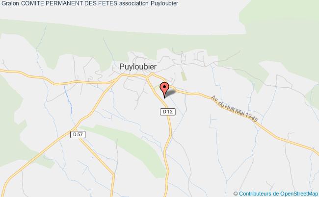 plan association Comite Permanent Des Fetes Puyloubier