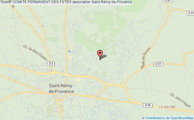 plan association Comite Permanent Des Fetes Saint-Rémy-de-Provence
