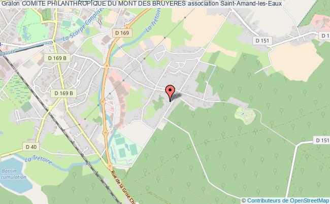 plan association Comite Philanthropique Du Mont Des Bruyeres Saint-Amand-les-Eaux