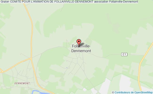 plan association Comite Pour L'animation De Follainville-dennemont Follainville-Dennemont