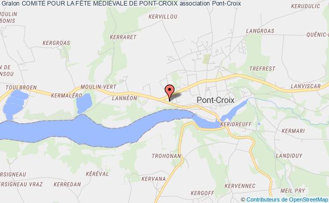 plan association ComitÉ Pour La FÊte MÉdiÉvale De Pont-croix Pont-Croix