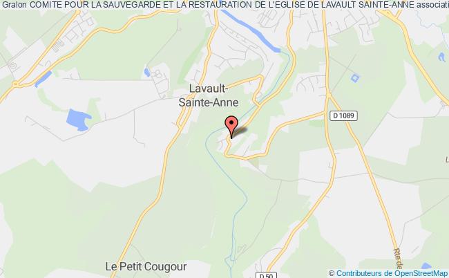 plan association Comite Pour La Sauvegarde Et La Restauration De L'eglise De Lavault Sainte-anne Lavault-Sainte-Anne
