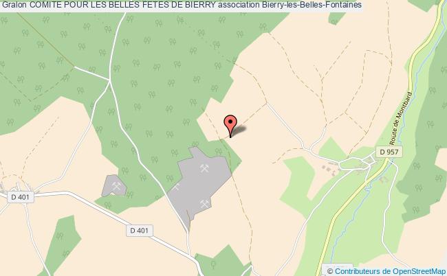 plan association Comite Pour Les Belles Fetes De Bierry Bierry-les-Belles-Fontaines