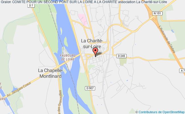 plan association Comite Pour Un Second Pont Sur La Loire A La Charite La Charité-sur-Loire