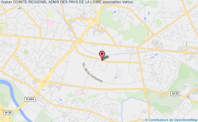 plan association Comite Regional Admr Des Pays De La Loire Vertou
