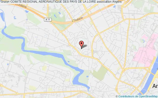 plan association Comite Regional Aeronautique Des Pays De La Loire Angers