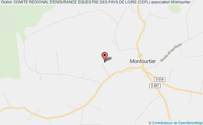 plan association Comite Regional D'endurance Equestre Des Pays De Loire (cepl) Montourtier