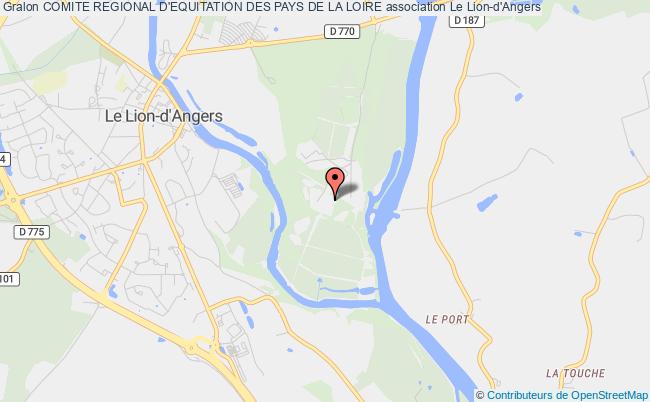 plan association Comite Regional D'equitation Des Pays De La Loire Le Lion d'Angers