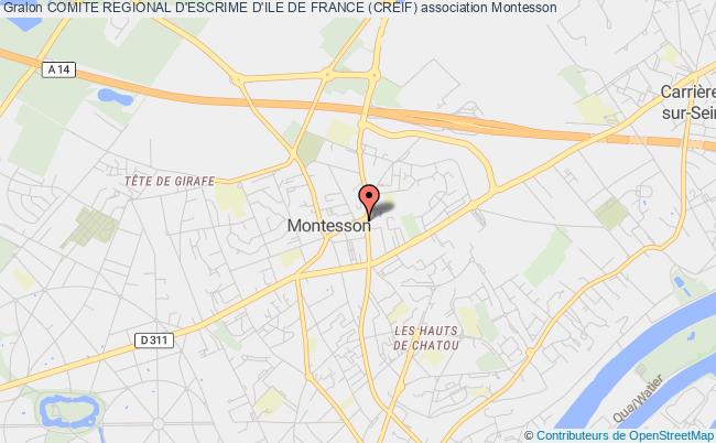 plan association Comite Regional D'escrime D'ile De France (creif) Montesson