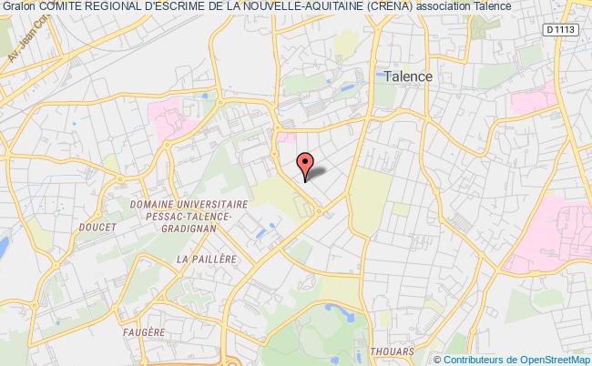 plan association Comite Regional D'escrime De La Nouvelle-aquitaine (crena) Talence