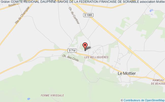 plan association Comite Regional Dauphine-savoie De La Federation Francaise De Scrabble Mottier
