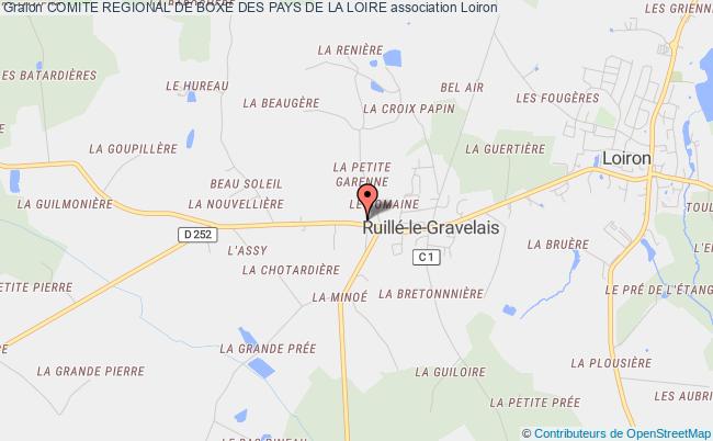 plan association Comite Regional De Boxe Des Pays De La Loire Loiron-Ruillé