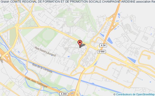 plan association Comite Regional De Formation Et De Promotion Sociale Champagne-ardenne Reims