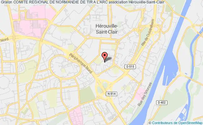 plan association Comite Regional De Normandie De Tir A L'arc Hérouville-Saint-Clair