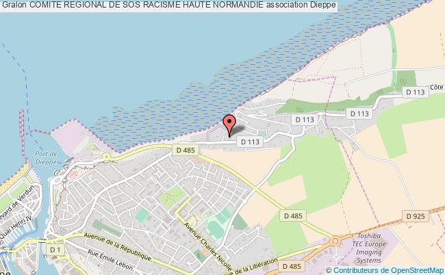 plan association Comite Regional De Sos Racisme Haute Normandie Dieppe