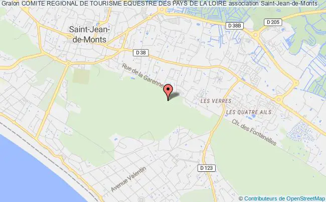 plan association Comite Regional De Tourisme Equestre Des Pays De La Loire Saint-Jean-de-Monts