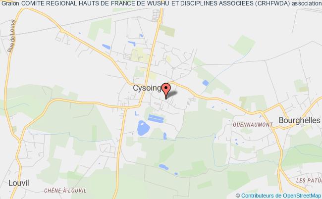 plan association Comite Regional Hauts De France De Wushu Et Disciplines Associees (crhfwda) Cysoing