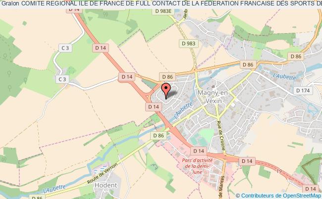plan association Comite Regional Ile De France De Full Contact De La Federation Francaise Des Sports De Contact Magny-en-Vexin