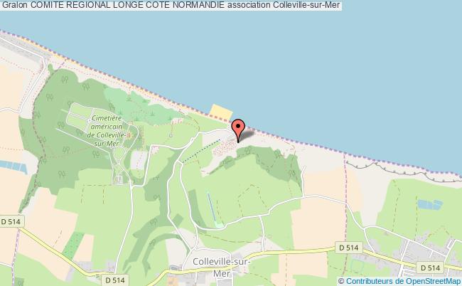 plan association Comite Regional Longe Cote Normandie Colleville-sur-Mer
