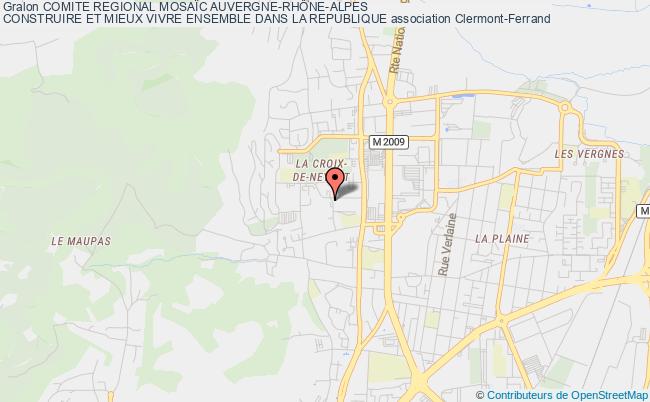 plan association Comite Regional MosaÏc Auvergne-rhÔne-alpes
Construire Et Mieux Vivre Ensemble Dans La Republique Clermont-Ferrand