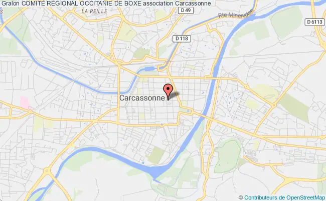 plan association ComitÉ RÉgional Occitanie De Boxe Carcassonne