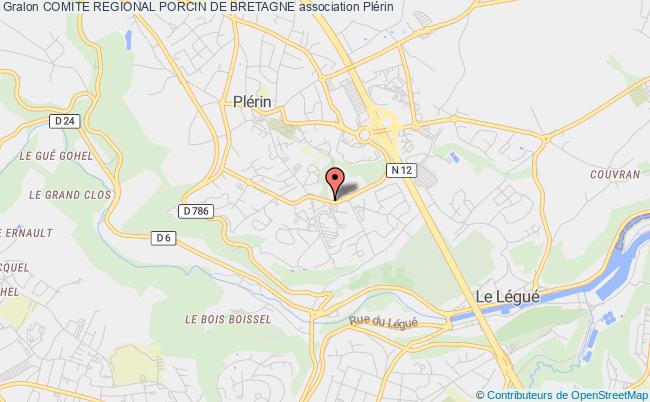 plan association Comite Regional Porcin De Bretagne Rennes